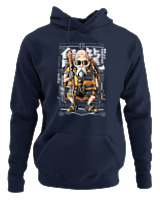 Φούτερ με κουκούλα - Roshi - Color Thumbnail Navy Blue
