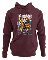 Φούτερ με κουκούλα - Roshi - Color Thumbnail Marron