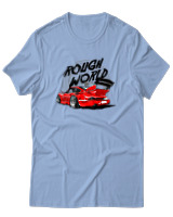 T-Shirt Αντρικό - Rough World - Color Thumbnail Γαλάζιο