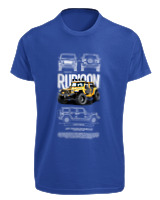 T-Shirt Fit Αντρικό - Rubicon - Color Thumbnail Μπλε Ρουά