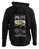 Φούτερ με κουκούλα Γυναικείο - Rubicon - Color Thumbnail Μαύρο