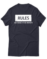 T-Shirt Αντρικό - Rules Are Made To Be Broken - Color Thumbnail Σκούρο Μπλε
