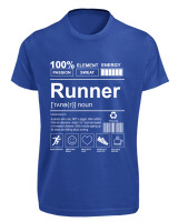 T-Shirt Fit - Runner - Color Thumbnail Μπλε Ρουά