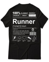T-Shirt Unisex - Runner - Color Thumbnail Μαύρο