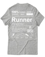 T-Shirt Unisex - Runner - Color Thumbnail Γκρί Μελανζέ