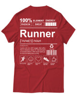 T-Shirt Unisex - Runner - Color Thumbnail Κόκκινο