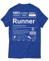 T-Shirt Unisex - Runner - Color Thumbnail Μπλέ Ρουά