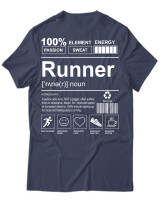 T-Shirt Unisex - Runner - Color Thumbnail Μπλέ Γκρί