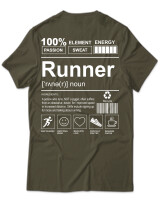 T-Shirt Unisex - Runner - Color Thumbnail Χακί