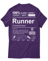 T-Shirt Unisex - Runner - Color Thumbnail Μώβ