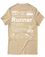 T-Shirt Unisex - Runner - Color Thumbnail Μπέζ