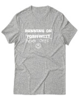 T-Shirt Αντρικό - Running On Potato Chips - Color Thumbnail Γκρι Μελανζέ
