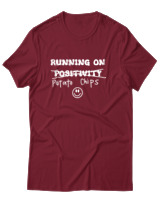 T-Shirt Αντρικό - Running On Potato Chips - Color Thumbnail Σκούρο Κόκκινο