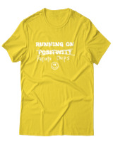 T-Shirt Αντρικό - Running On Potato Chips - Color Thumbnail Χρυσό Κίτρινο