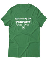 T-Shirt Αντρικό - Running On Potato Chips - Color Thumbnail Πράσινο