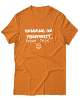 T-Shirt Αντρικό - Running On Potato Chips - Color Thumbnail Πορτοκαλί