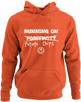 Φούτερ με κουκούλα - Running On Potato Chips - Color Thumbnail Orange