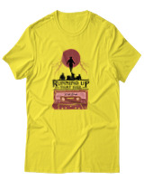 T-Shirt Αντρικό - Running Up That Hill - Color Thumbnail Κίτρινο