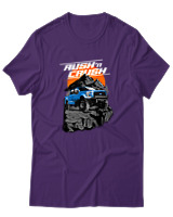 T-Shirt Αντρικό - Rush n Crush - Color Thumbnail Σκούρο Μωβ