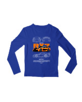 Μακρυμάνικο Μακό Παιδικό - RX7 - Color Thumbnail Μπλε Ρουά