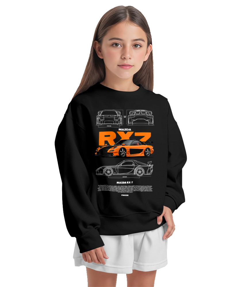 Φούτερ χωρίς κουκούλα Παιδικό - RX7 - Image 1