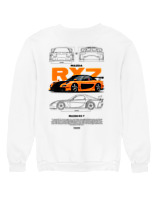 Φούτερ χωρίς κουκούλα Γυναικείο - RX7 - Color Thumbnail 'Ασπρο