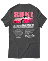 T-Shirt Unisex - S2000 Suki - Color Thumbnail Ανθρακί