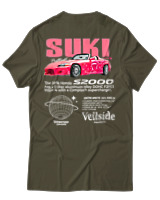 T-Shirt Unisex - S2000 Suki - Color Thumbnail Χακί