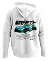 Φούτερ με κουκούλα Αντρικό - Safety F1 - Color Thumbnail ΄Ασπρο