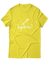 T-Shirt  Γυναικείο - Sagitarrius Stars - Color Thumbnail Κίτρινο