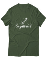 T-Shirt  Γυναικείο - Sagitarrius Stars - Color Thumbnail Κυπαρισσί