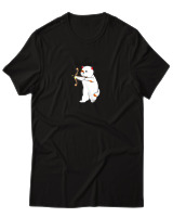 T-Shirt Αντρικό - Sagittarius Cat - Color Thumbnail Μαύρο