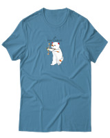 T-Shirt Αντρικό - Sagittarius Cat - Color Thumbnail Τιρκουάζ