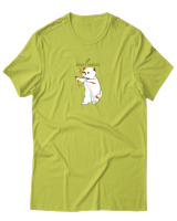 T-Shirt Αντρικό - Sagittarius Cat - Color Thumbnail Λαχανί
