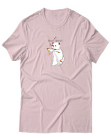 T-Shirt Αντρικό - Sagittarius Cat - Color Thumbnail Απαλό Ροζ