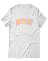 T-Shirt  Γυναικείο - Sagittarius College Letters - Color Thumbnail Άσπρο