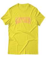 T-Shirt  Γυναικείο - Sagittarius College Letters - Color Thumbnail Κίτρινο