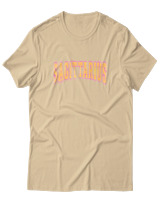T-Shirt  Γυναικείο - Sagittarius College Letters - Color Thumbnail Μπέζ