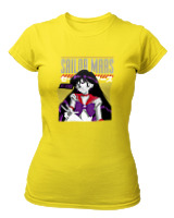 T-Shirt Στενή Γραμμή Γυναικείο - Sailor Mars - Color Thumbnail Κίτρινο