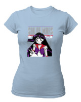 T-Shirt Στενή Γραμμή Γυναικείο - Sailor Mars - Color Thumbnail Γαλάζιο