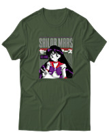 T-Shirt  Γυναικείο - Sailor Mars - Color Thumbnail Κυπαρισσί