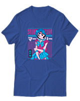 T-Shirt Αντρικό - Sailor Mercury - Color Thumbnail Μπλε Ρουά