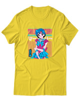 T-Shirt Αντρικό - Sailor Mercury - Color Thumbnail Χρυσό Κίτρινο