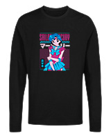 Μακρυμάνικο Μακό Αντρικό - Sailor Mercury - Color Thumbnail Μαύρο