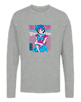 Μακρυμάνικο Μακό Αντρικό - Sailor Mercury - Color Thumbnail Γκρι Μελανζέ