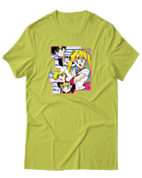 T-Shirt  Γυναικείο - Sailor Moon - Color Thumbnail Λαχανί