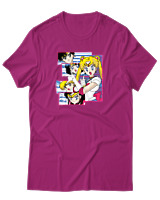 T-Shirt  Γυναικείο - Sailor Moon - Color Thumbnail Φούξια