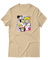T-Shirt  Γυναικείο - Sailor Moon - Color Thumbnail Μπέζ