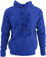 Φούτερ με κουκούλα - Sailor Moon - Color Thumbnail Μπλε Ρουά