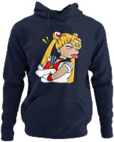 Φούτερ με κουκούλα - Sailor Moon Tongue - Color Thumbnail Navy Blue